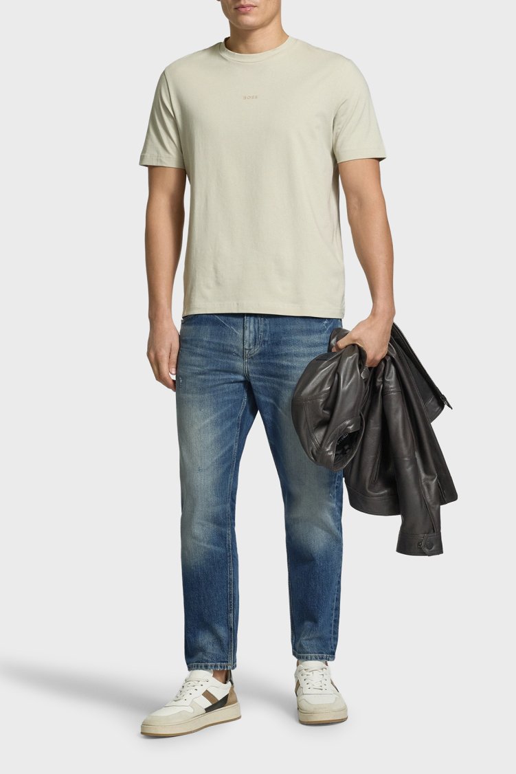 Boss Pamuklu Regular Fit Normal Bel Düz Paça Jeans Erkek Kot Pantolon 50545743 426 LACİVERT - Boss