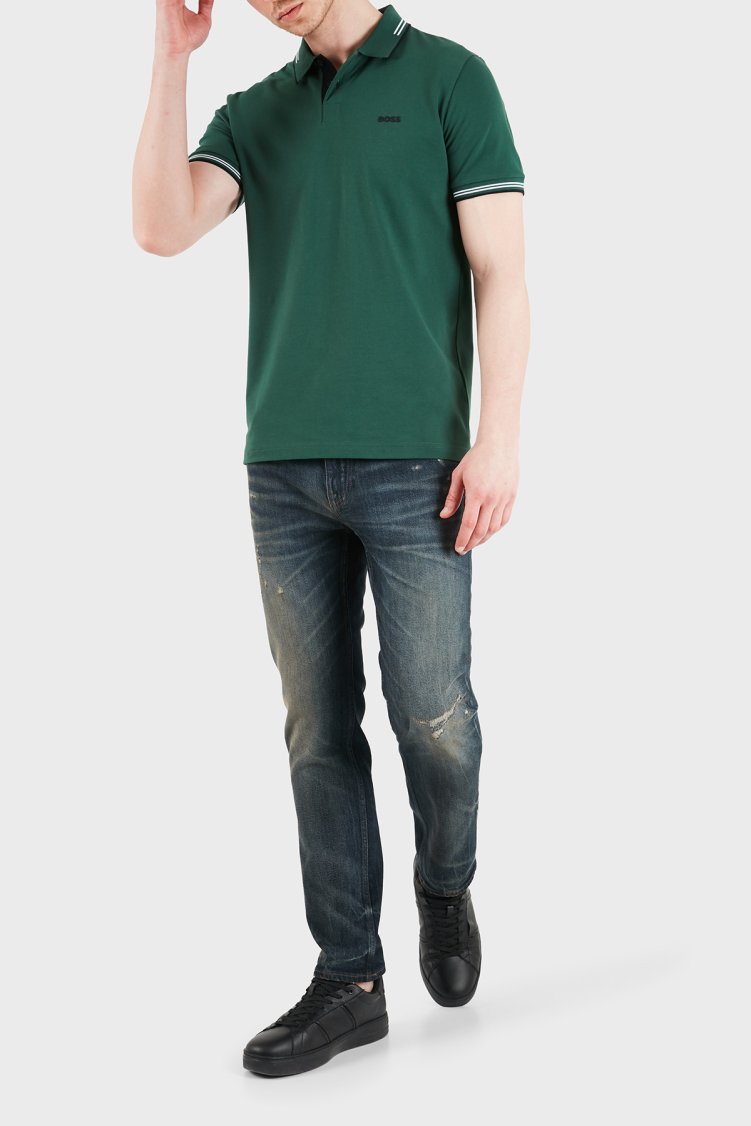 Boss Pamuklu Slim Fit Dar Paça Jeans Erkek Kot Pantolon 50553427 405 LACİVERT - Boss (1)