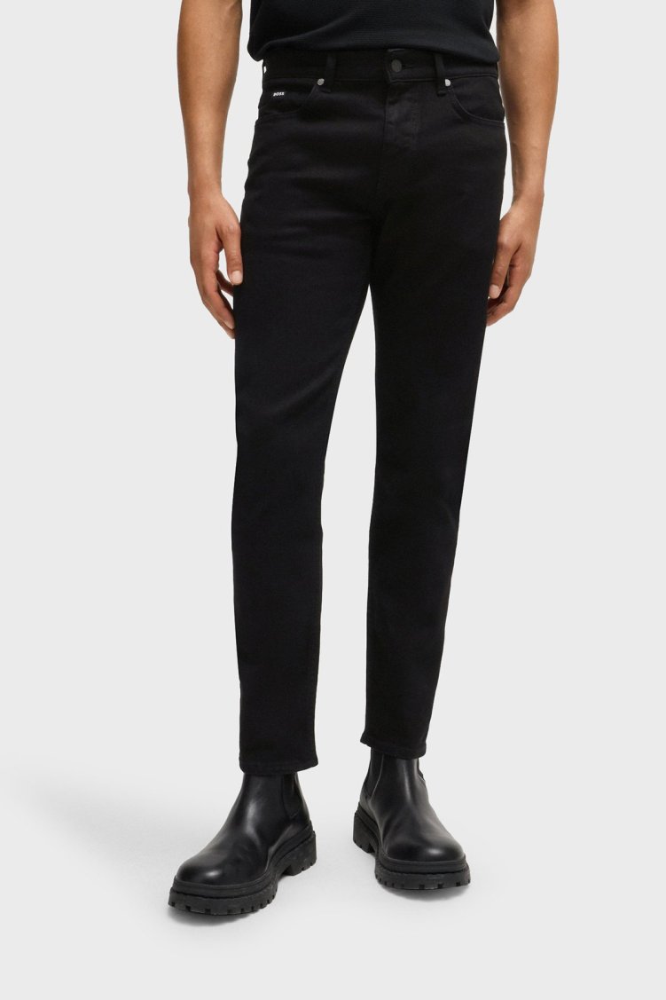 Boss Pamuklu Slim Fit Jeans Erkek Kot Pantolon 50520837 003 SİYAH - Boss