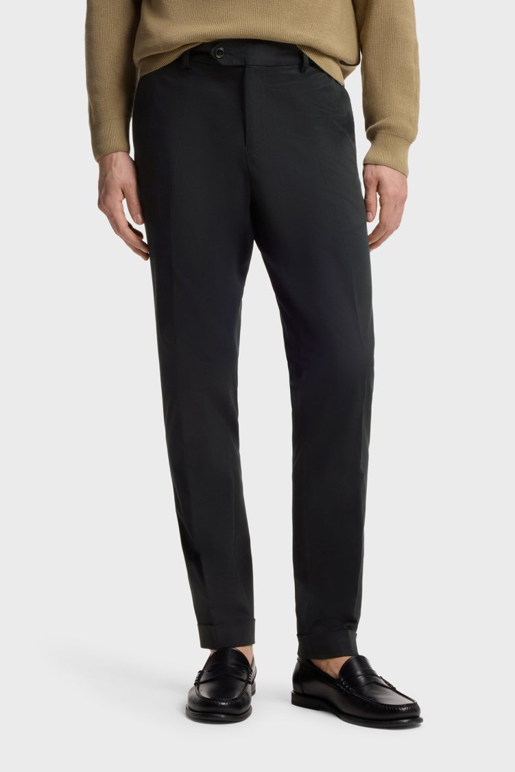 Boss Pamuklu Slim Fit Normal Bel Dar Paça Erkek Pantolon 50561572 001 SİYAH - Boss