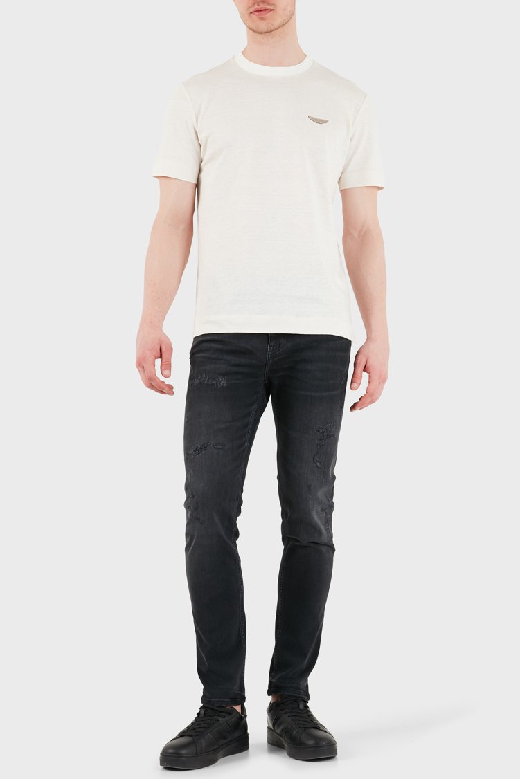 Boss Pamuklu Slim Fit Normal Bel Dar Paça Jeans Erkek Kot Pantolon 50559888 006 SİYAH - Boss (1)