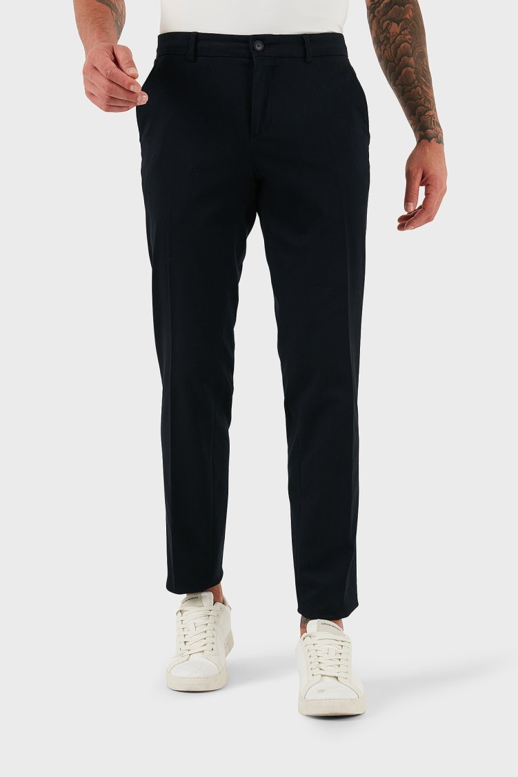 Boss Pamuklu Slim Fit Normal Bel Düz Paça Erkek Pantolon 50551674 404 LACİVERT - Boss