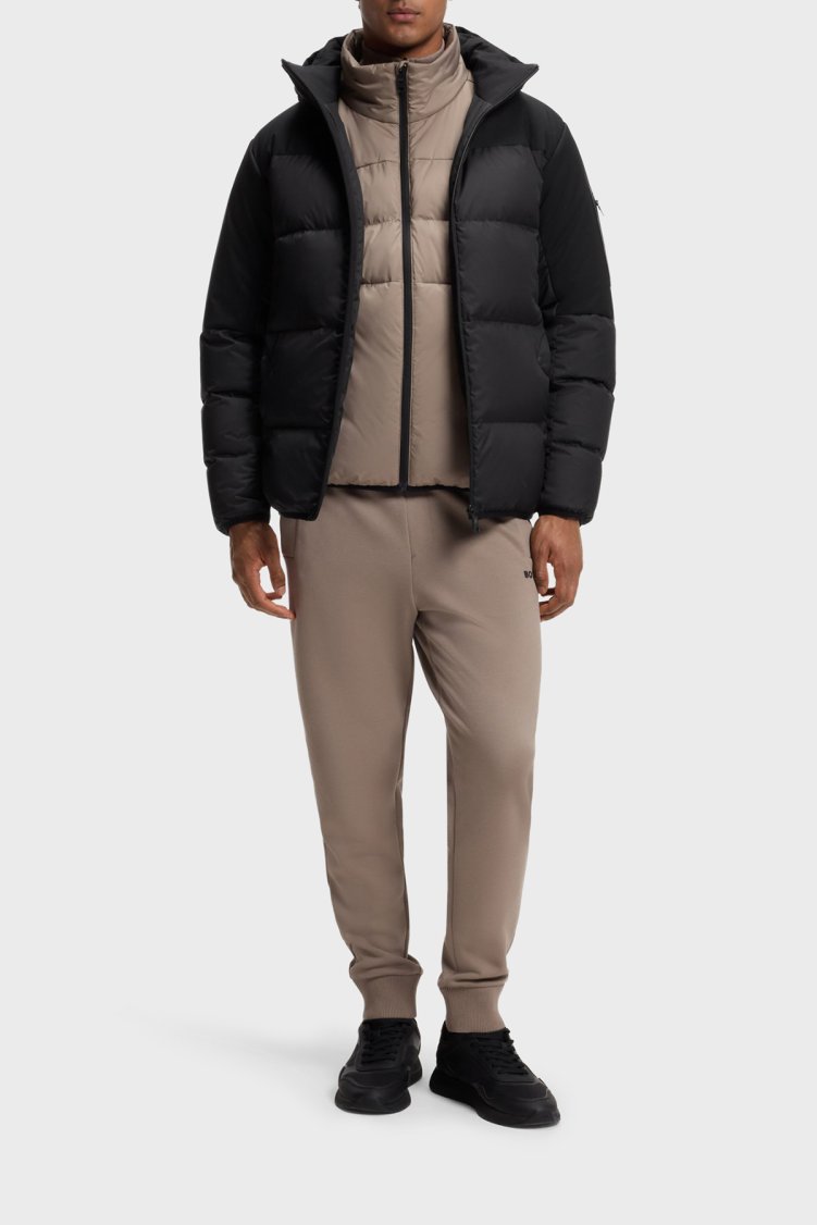 Boss Regular Fit Cep Detaylı Kapitoneli Şişme Erkek Mont 50548693 001 Siyah - Boss (1)
