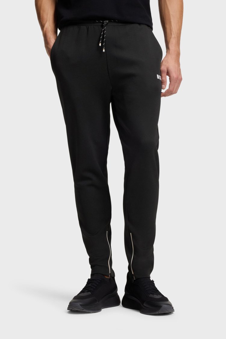Boss Regular Fit Normal Bel Fermuar Detaylı Paça Jogger Erkek Pantolon 50554379 001 SİYAH - Boss