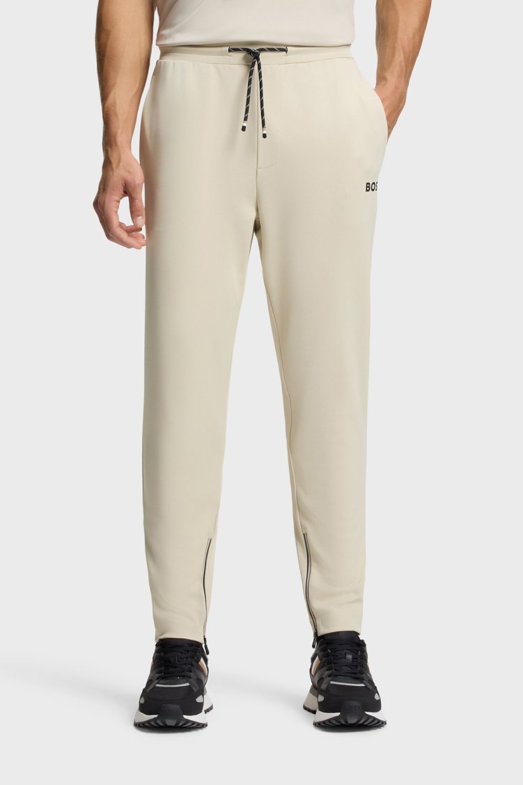 Boss Regular Fit Normal Bel Fermuar Detaylı Paça Jogger Erkek Pantolon 50554379 272 BEJ - Boss