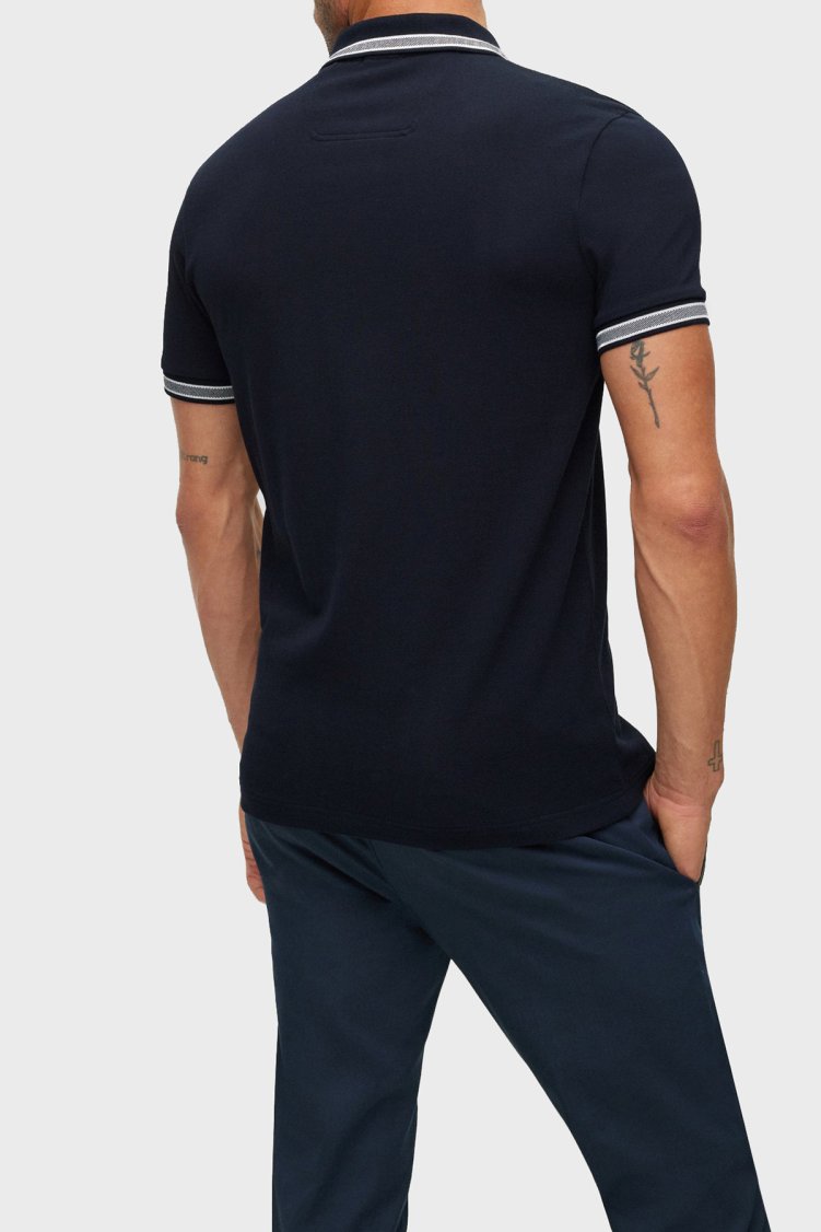Boss Pamuklu Regular Fit Erkek Polo Yaka T Shirt 50469055 402 LACİVERT - Boss (1)