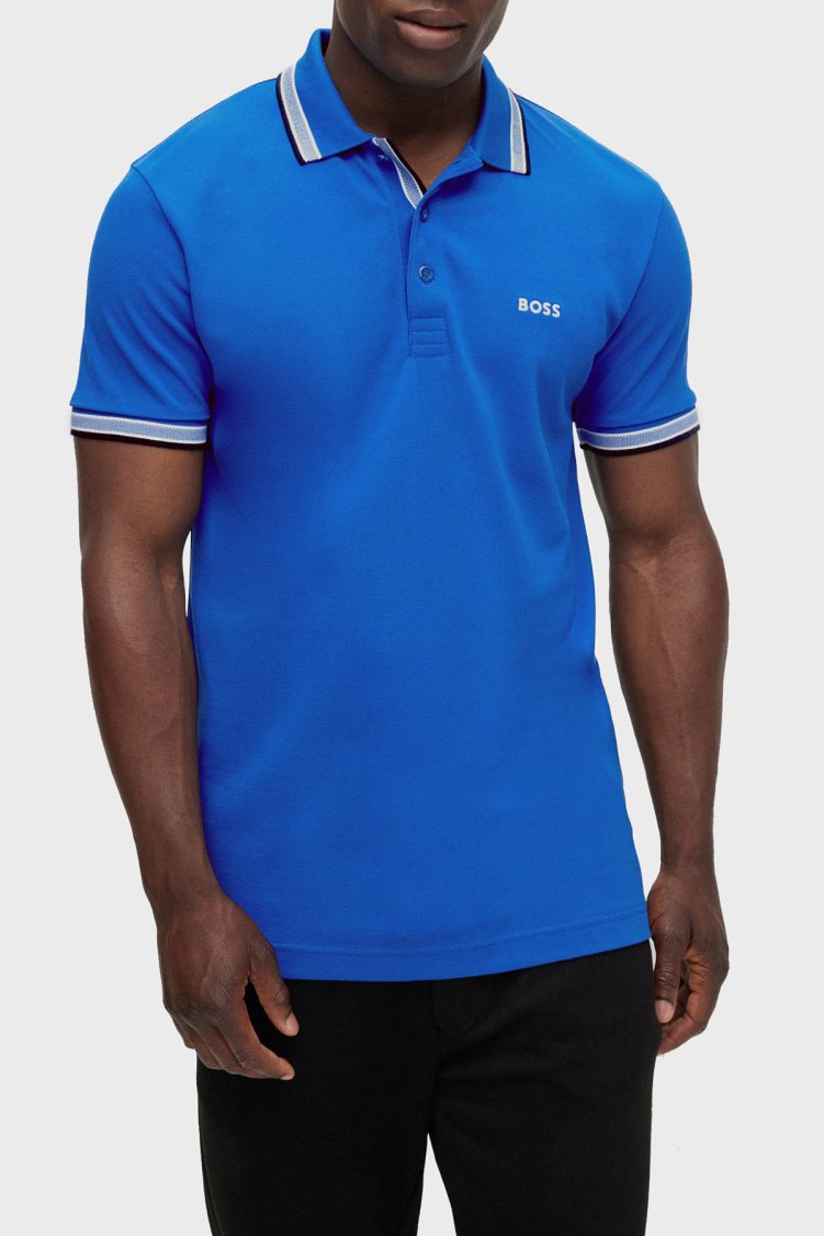 Boss Pamuklu Regular Fit Erkek Polo Yaka T Shirt 50469055 420 SAKS - Boss