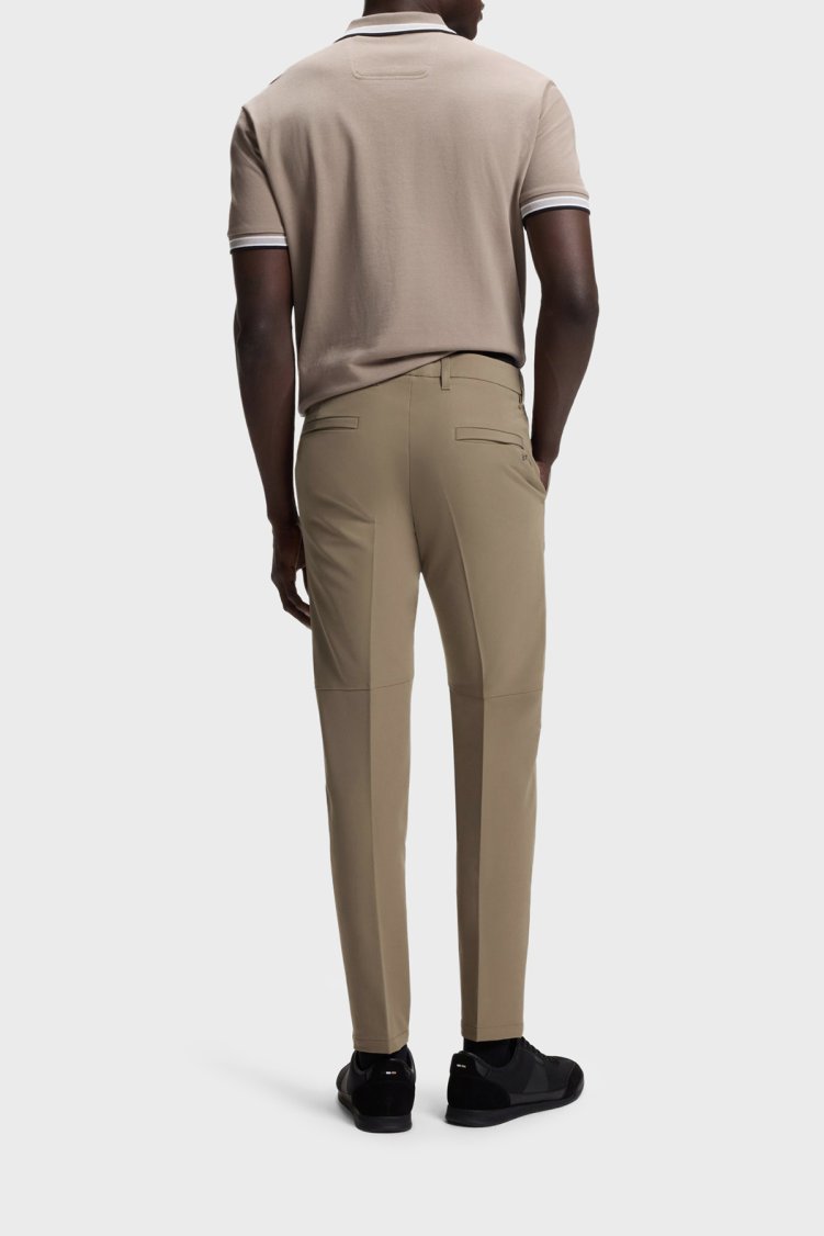 Boss Slim Fit Logo Detaylı Normal Bel Erkek Pantolon 50534303 334 KUM BEJİ - Boss (1)