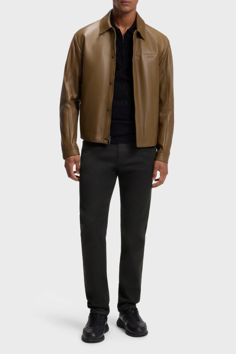Boss Slim Fit Normal Bel Düz Paça Erkek Pantolon 50560463 001 Siyah - Boss (1)