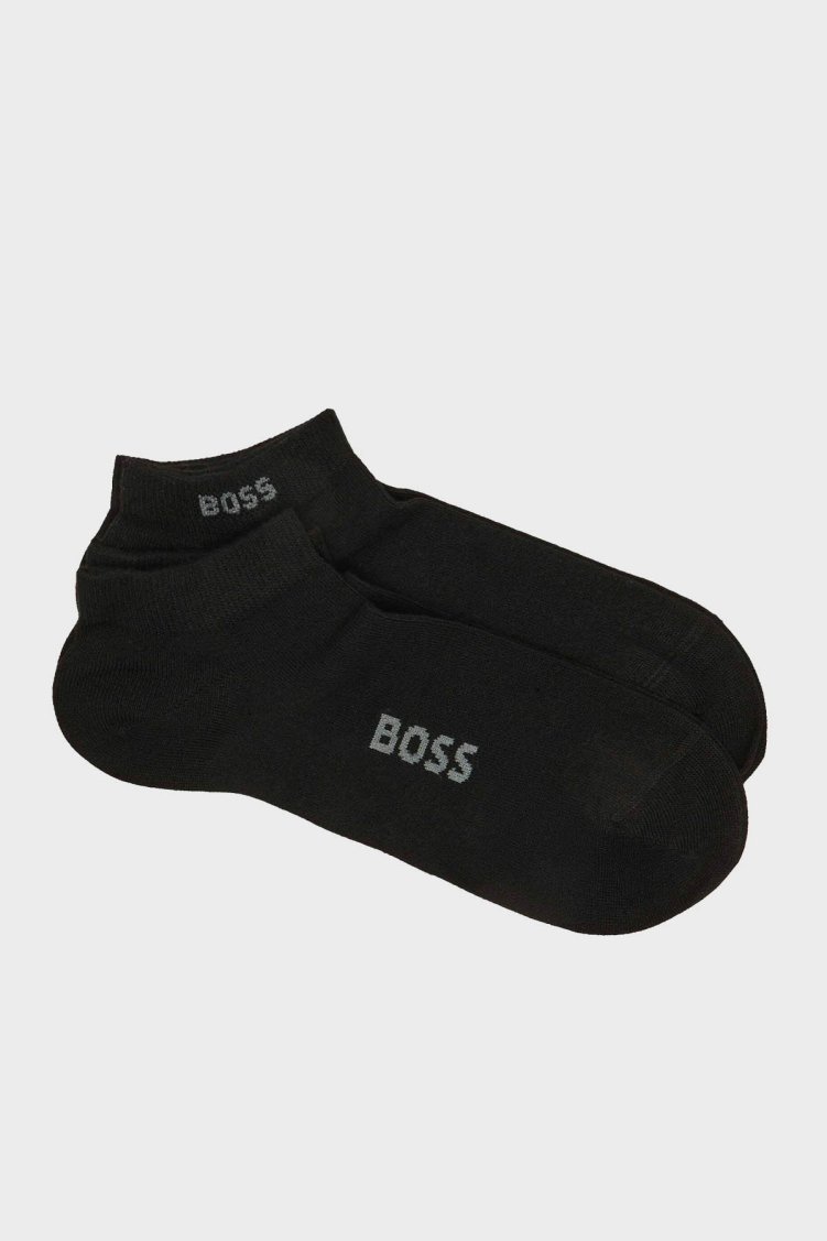 Boss Streç Logolu Bilek Boy Erkek Çorap 50538188 001 SİYAH - Boss