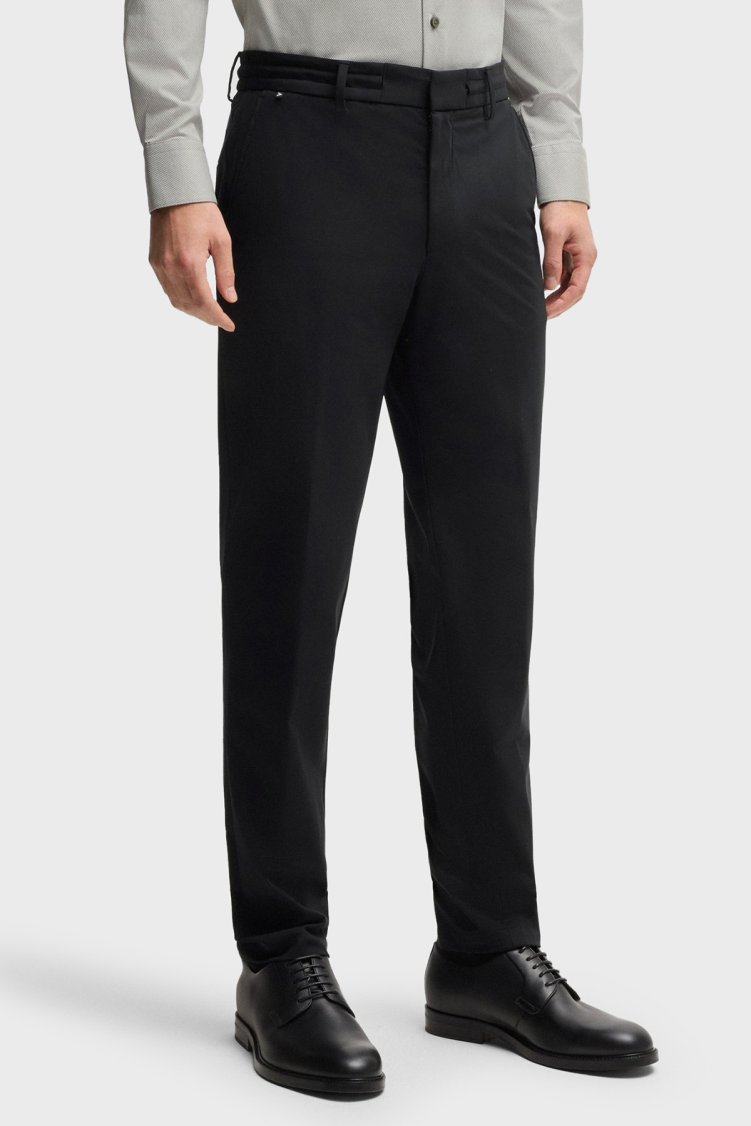 Boss Streç Slim Fit Normal Bek Düz Paça Erkek Pantolon 50502477 001 SİYAH - Boss