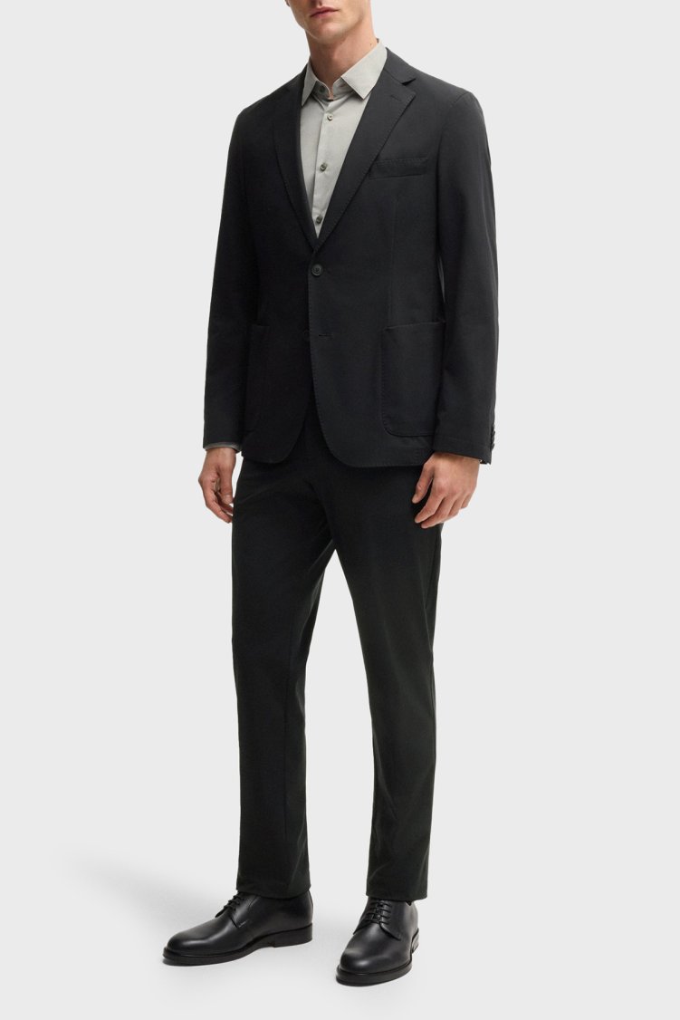 Boss Streç Slim Fit Normal Bek Düz Paça Erkek Pantolon 50502477 001 SİYAH - Boss (1)