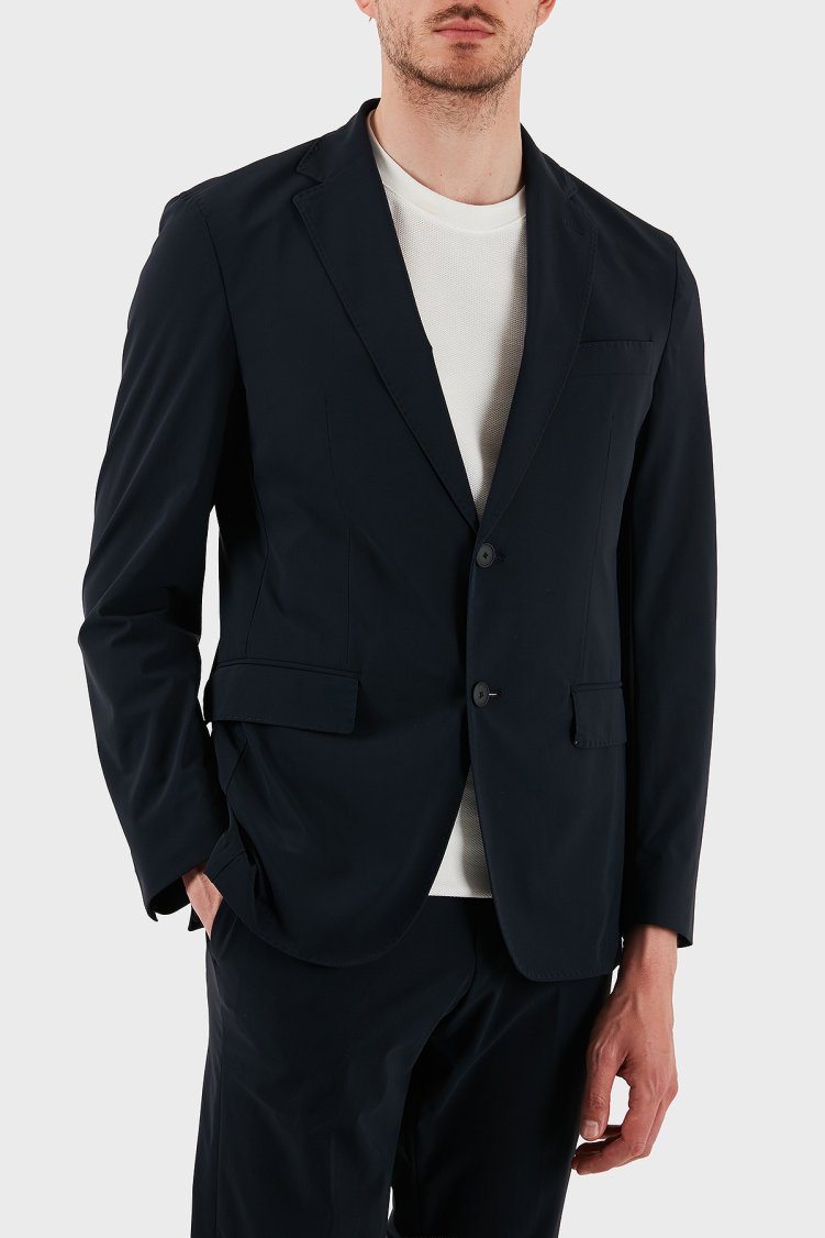 Boss Streç Slim Fit Normal Bel Düz Paça Yırtmaçlı Erkek Takım Elbise 50534979 404 LACİVERT - Boss (1)
