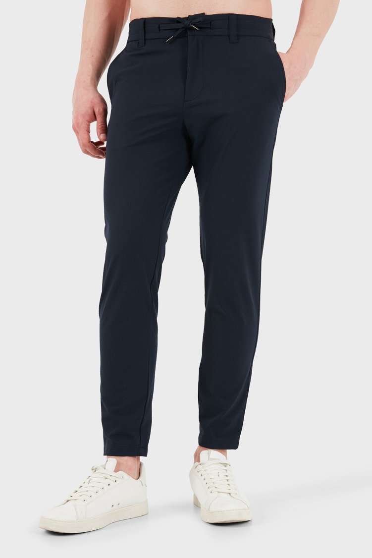 Boss Tapered Fit Normal Bel Cepli Erkek Pantolon 50562178 404 LACİVERT - Boss