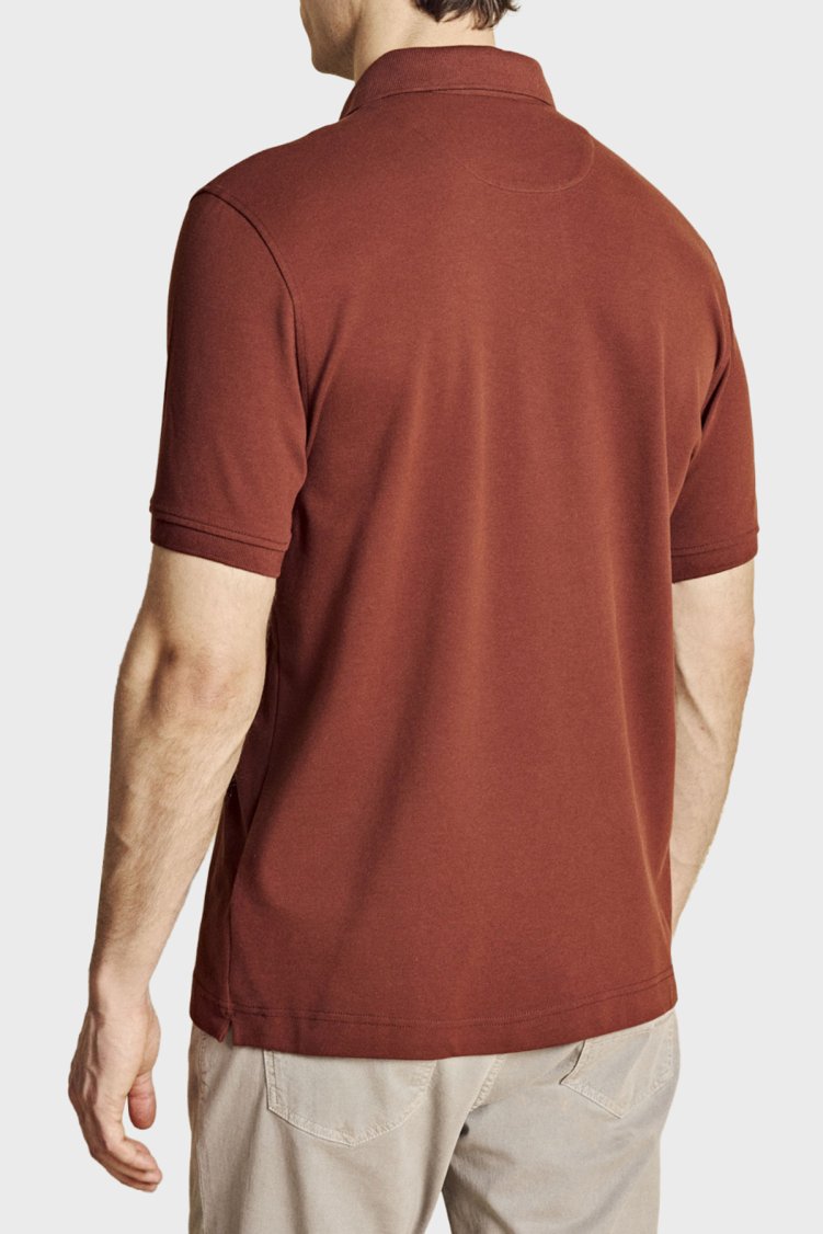 Brooks Brothers Pamuklu Regular Fit Düğmeli Erkek Polo Yaka T Shirt BBSS26MTS001439 KOYU KİREMİT-BAKIR - Brooks Brothers (1)
