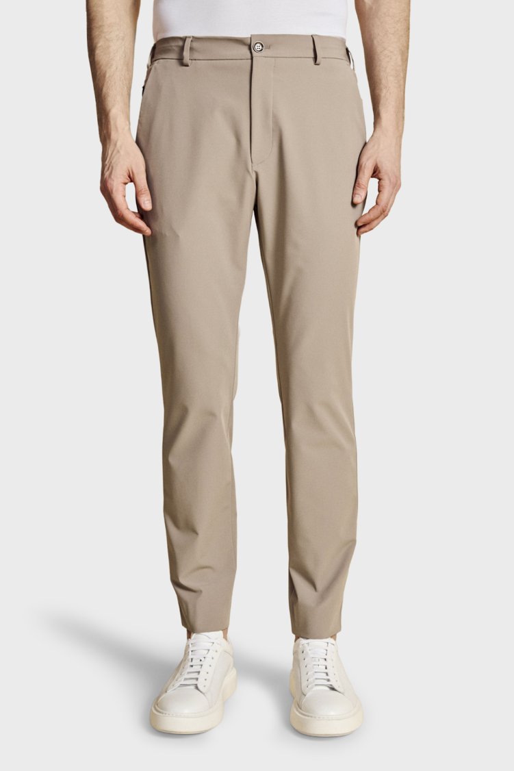 Brooks Brothers Slim Fit Normal Bel Dar Paça Erkek Pantolon BBSS26MPT011142 BEJ - Brooks Brothers