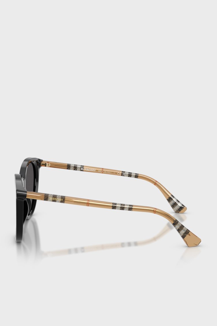 Burberry Desenli Güneş Kadın Gözlük 0BE4455 416187 55 Siyah - Burberry (1)