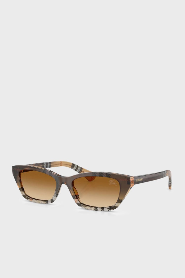Burberry Logolu Güneş Kadın Gözlük 0BE4488 420213 52 Kahve - Burberry