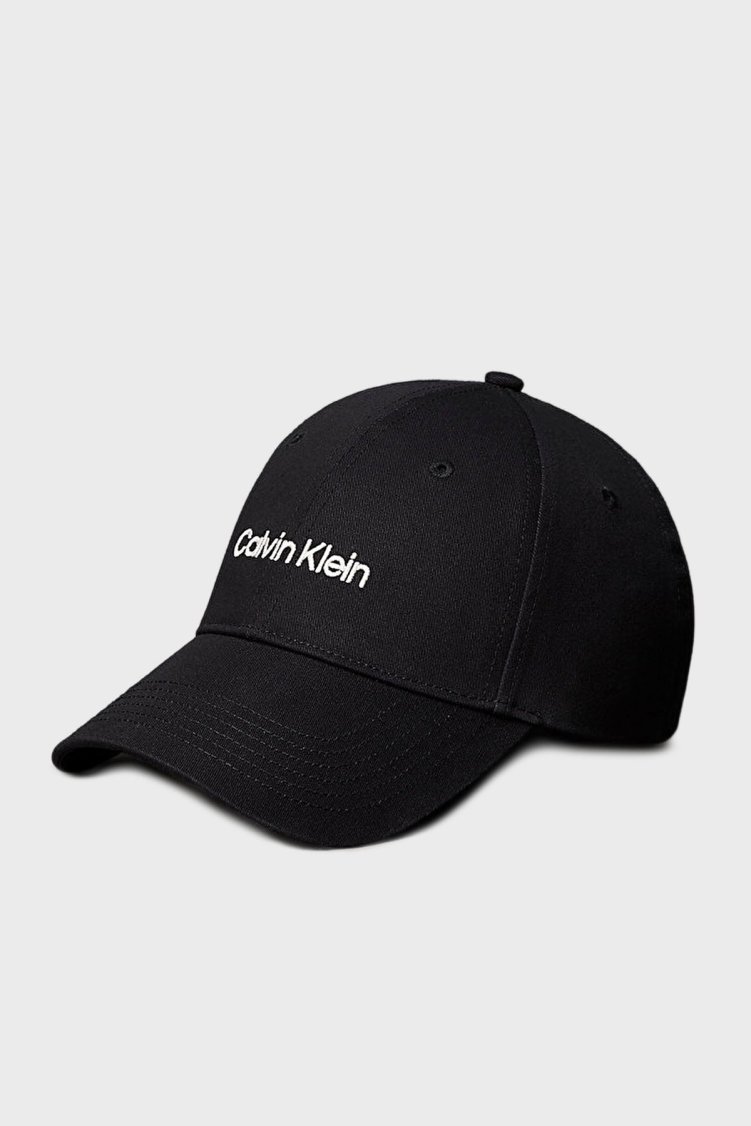 Calvin Klein % 100 Pamuk Logolu LV04F5003GUB1 Bayan Şapka LV04F5003G UB1 SİYAH - Calvin Klein