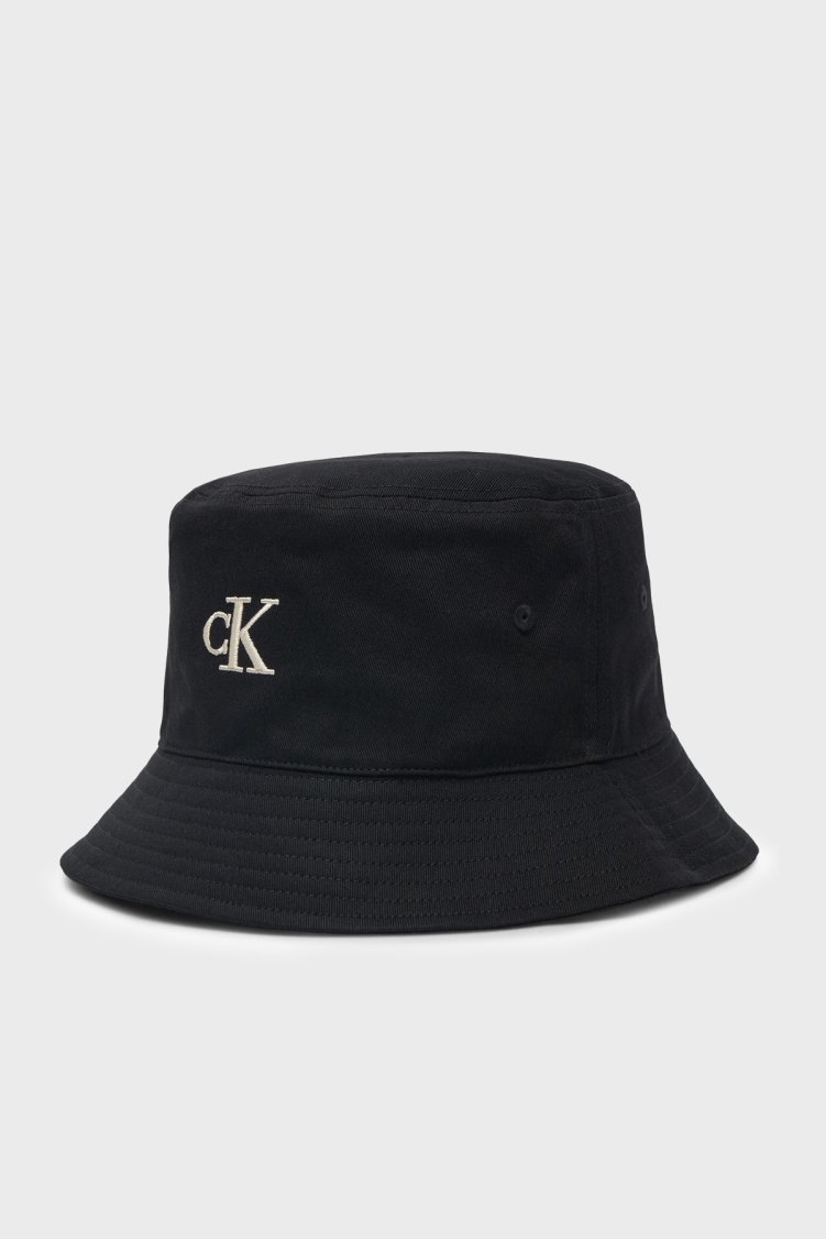 Calvin Klein % 100 Pamuk Logolu LV04K5020GUB1 Kadın Şapka LV04K5020G UB1 SİYAH - Calvin Klein