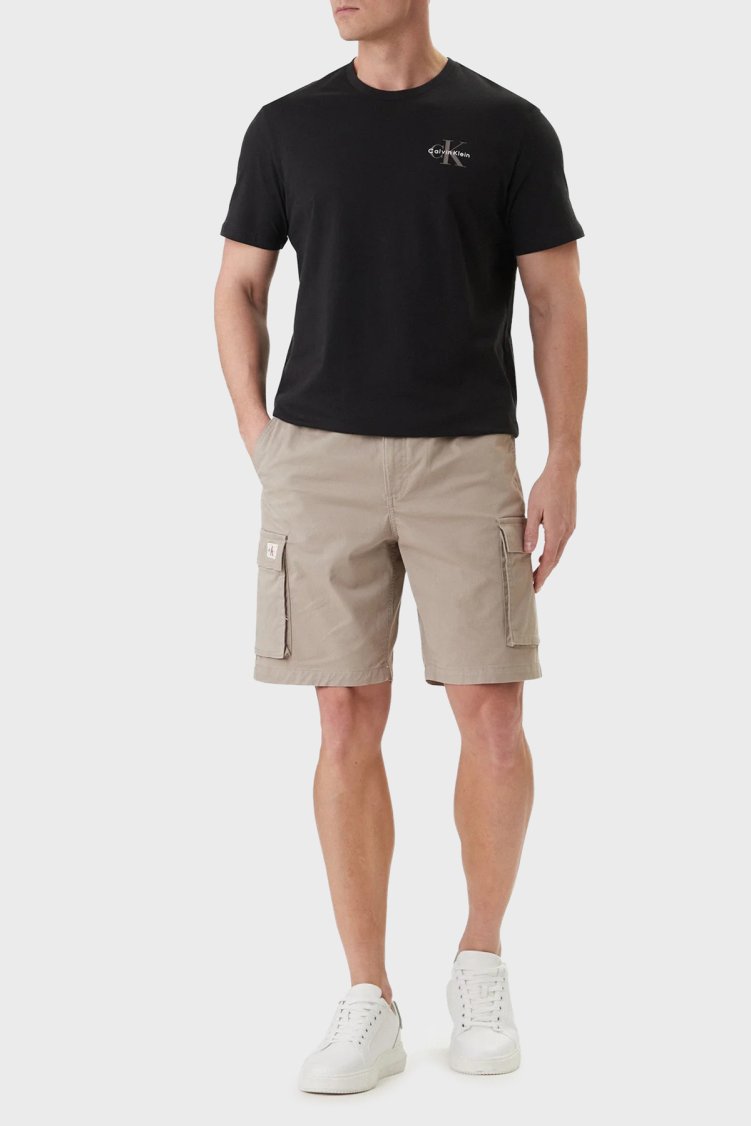 Calvin Klein % 100 Pamuk Regular Fit Logolu Bisiklet Yaka 2 Pack LV04RF279G9IC Erkek T Shirt LV04RF279G 9IC SİYAH-SİYAH - Calvin Klein (1)