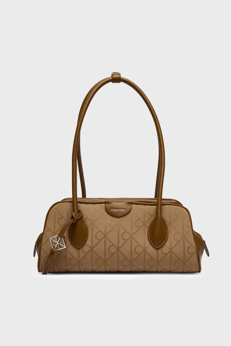 Calvin Klein 4G Logolu Omuz Askılı LV04F3744G8DZ Kadın Çanta LV04F3744G 8DZ CAMEL - Calvin Klein