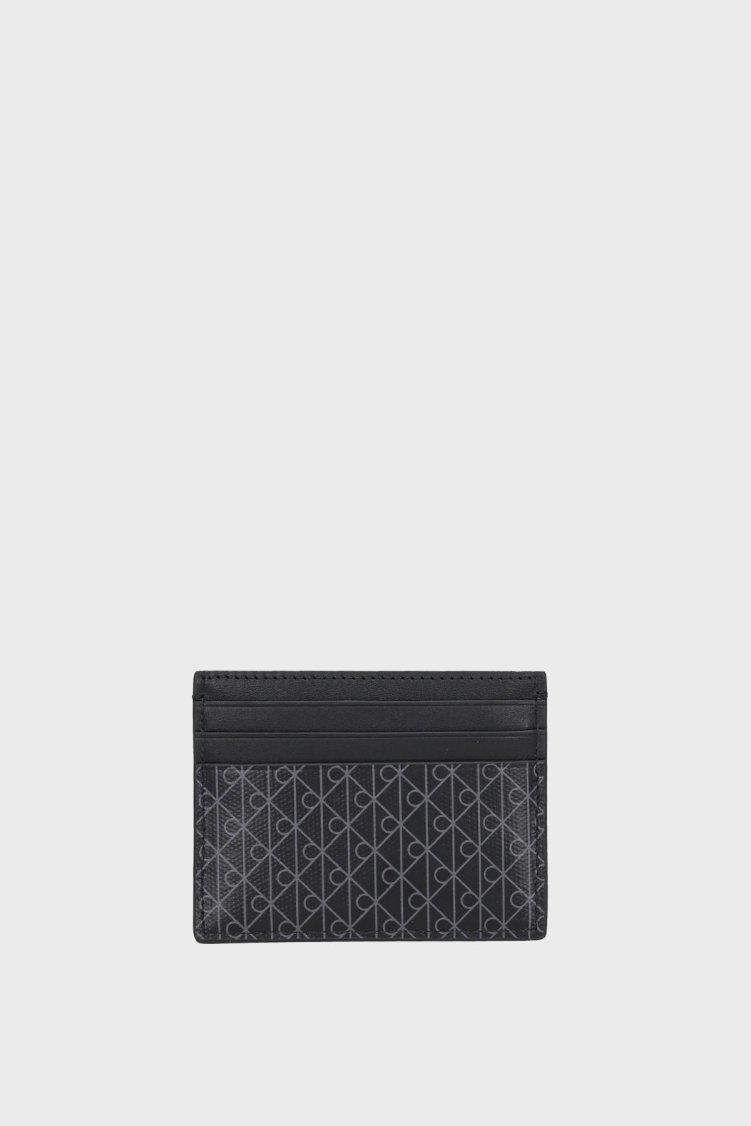 Calvin Klein 4G Monogram Logolu LV04D1083GUB1 Erkek Kartlık LV04D1083G UB1 SİYAH - Calvin Klein (1)