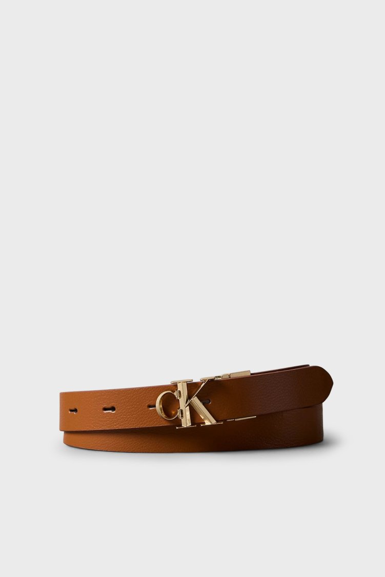 Calvin Klein Deri Çift Taraflı LV04F7044GXM8 Kadın Kemer LV04F7044G XM8 Taba - Calvin Klein