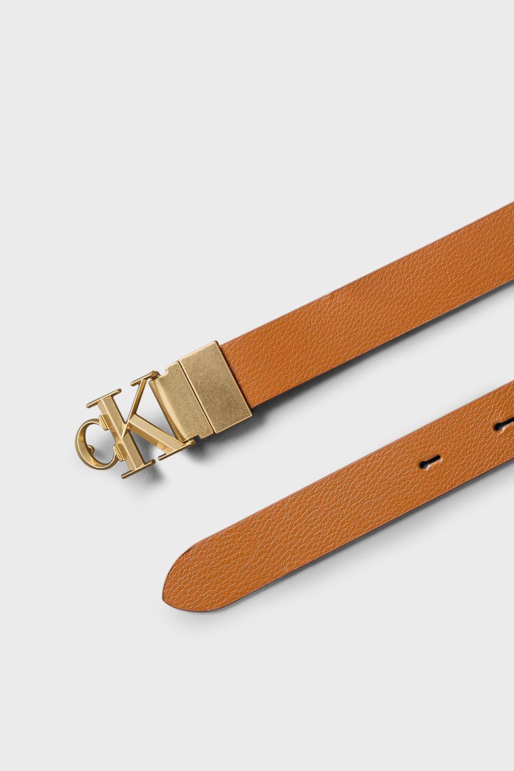Calvin Klein Deri Çift Taraflı LV04F7044GXM8 Kadın Kemer LV04F7044G XM8 Taba - Calvin Klein (1)