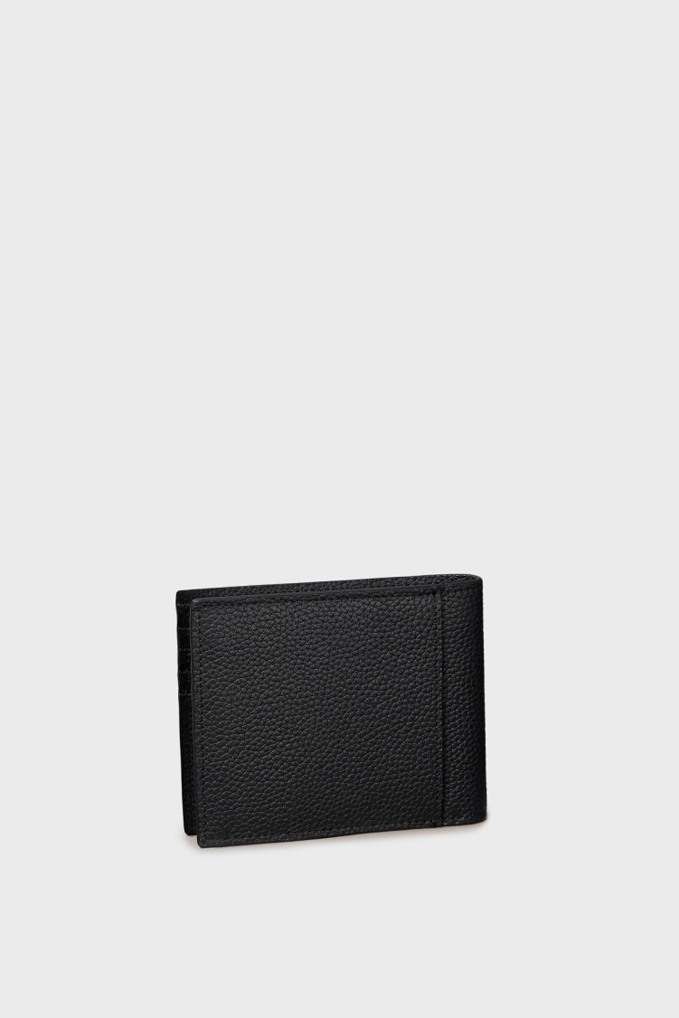 Calvin Klein Deri Logolu LV04D1062GUB1 Erkek Cüzdan LV04D1062G UB1 SİYAH - Calvin Klein (1)