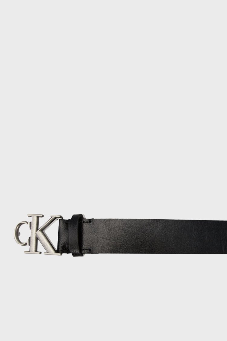 Calvin Klein Deri Logolu LV04D7016GV8L Erkek Kemer LV04D7016G V8L SİYAH - Calvin Klein (1)