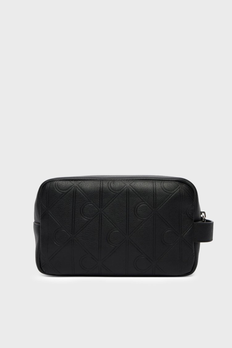 Calvin Klein Deri Logolu Tek Saplı LV04D1179GUB1 Erkek Çanta LV04D1179G UB1 SİYAH - Calvin Klein (1)