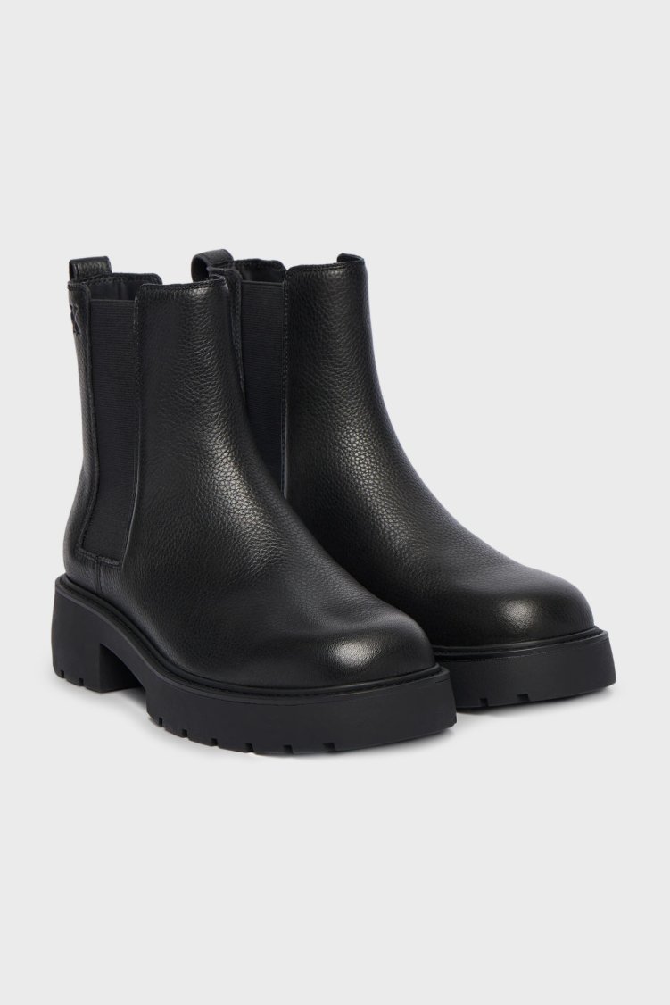 Calvin Klein Elastik Yan Bantlı Deri YW0YW02072BEH Bayan Bot YW0YW02072 BEH SİYAH - Calvin Klein (1)