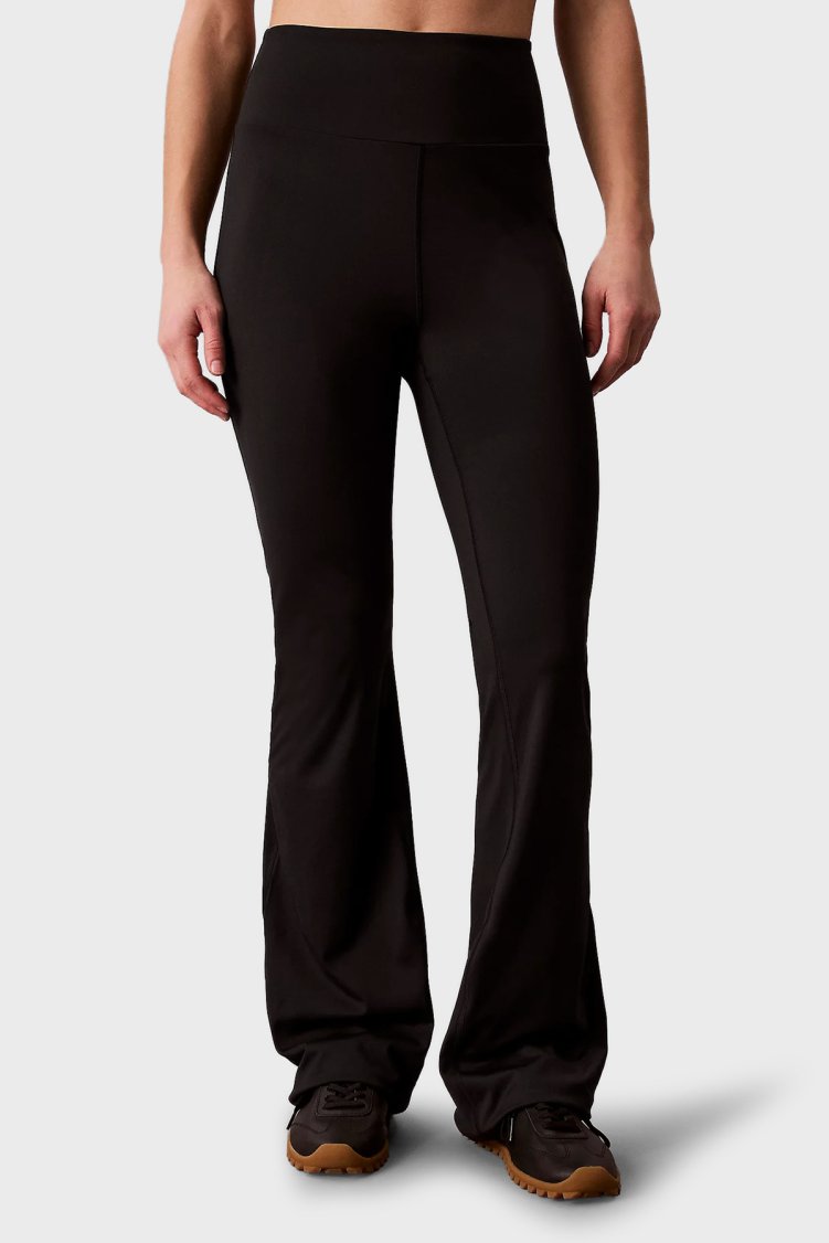 Calvin Klein Flare Fit Yüksek Bel Geniş Paça Sport LVGWS6L648UB1 Kadın Tayt LVGWS6L648 UB1 SİYAH - Calvin Klein