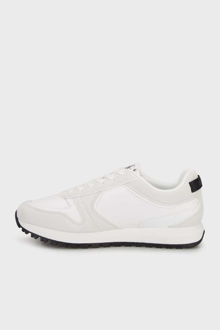 Calvin Klein Hakiki Deri Süet YM0YM0146101W Erkek Ayakkabı YM0YM01461 01W BEYAZ - Calvin Klein (1)