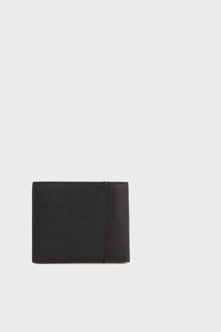 Calvin Klein Hardware Emblem Deri Logolu LV04D1166GUB1 Erkek Cüzdan LV04D1166G UB1 SİYAH - Calvin Klein (1)