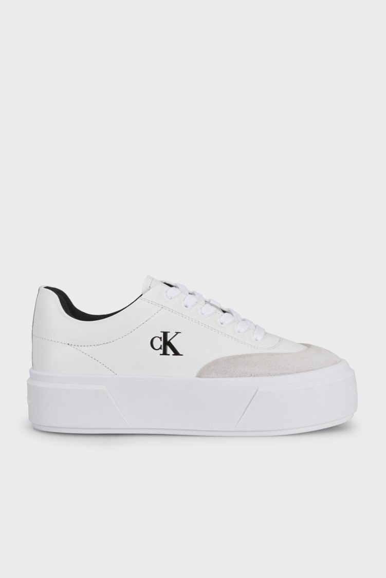Calvin Klein Kadın Ayakkabı HW0HW03438 01W Beyaz-siyah - Calvin Klein
