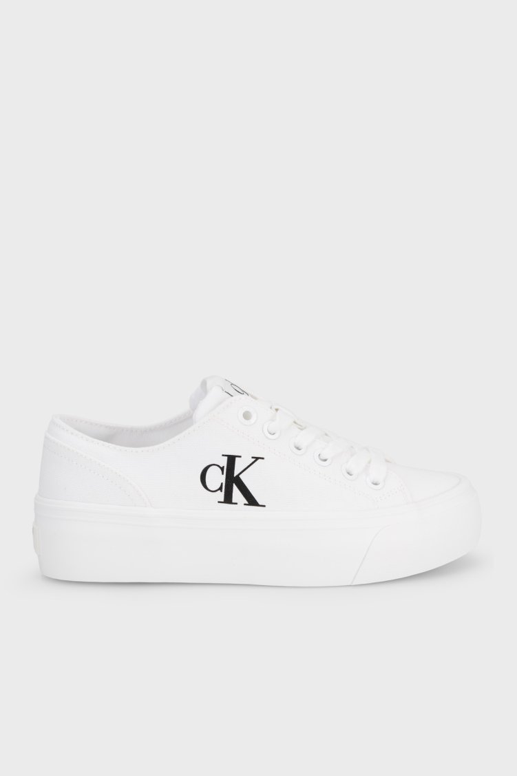 Calvin Klein Kadın Ayakkabı YW0YW01763 02Q Beyaz - Calvin Klein