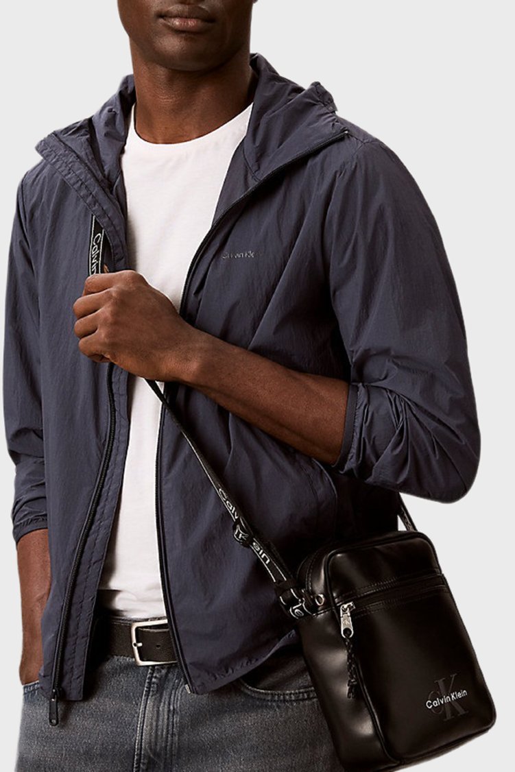 Calvin Klein Logolu Ayarlanabilir Askılı LV04D3418GUB1 Erkek Çanta LV04D3418G UB1 Siyah - Calvin Klein (1)