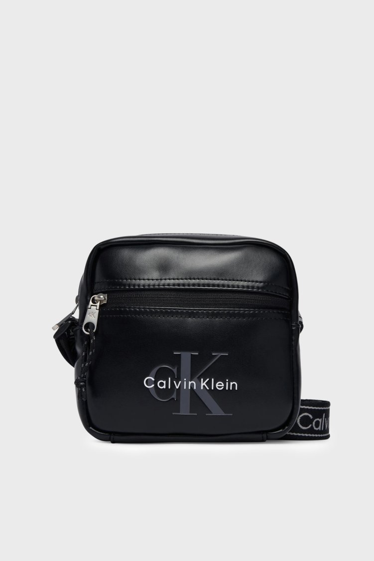 Calvin Klein Logolu Ayarlanabilir Askılı LV04D3445GUB1 Erkek Çanta LV04D3445G UB1 SİYAH - Calvin Klein