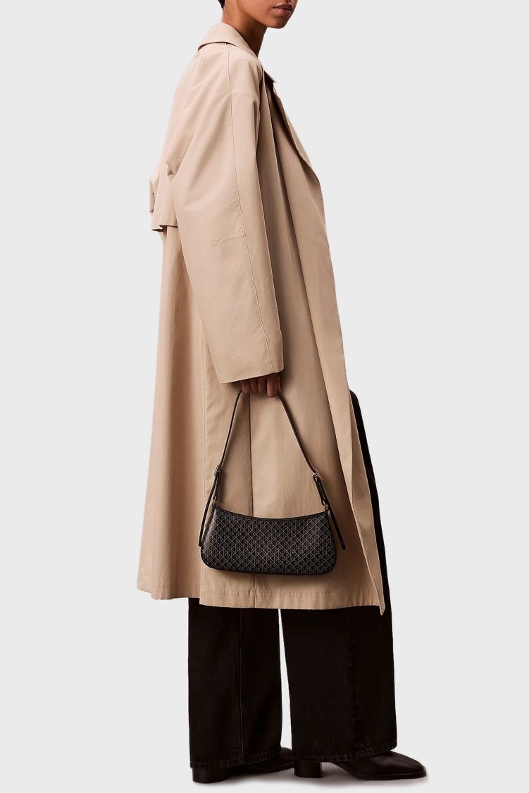 Calvin Klein Logolu Ayarlanabilir Askılı LV04F3324G2XA Kadın Çanta LV04F3324G 2XA SİYAH - Calvin Klein (1)