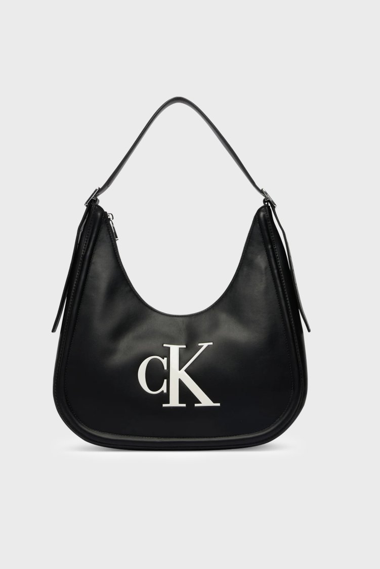 Calvin Klein Logolu Ayarlanabilir Askılı LV04F3427G3L2 Kadın Çanta LV04F3427G 3L2 SİYAH - Calvin Klein