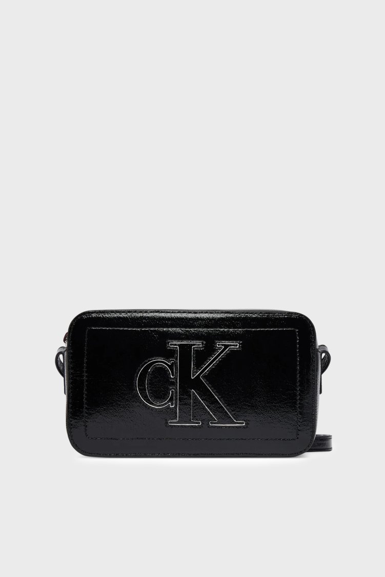 Calvin Klein Logolu Ayarlanabilir Askılı LV04F3685GUB1 Kadın Çanta LV04F3685G UB1 Siyah - Calvin Klein