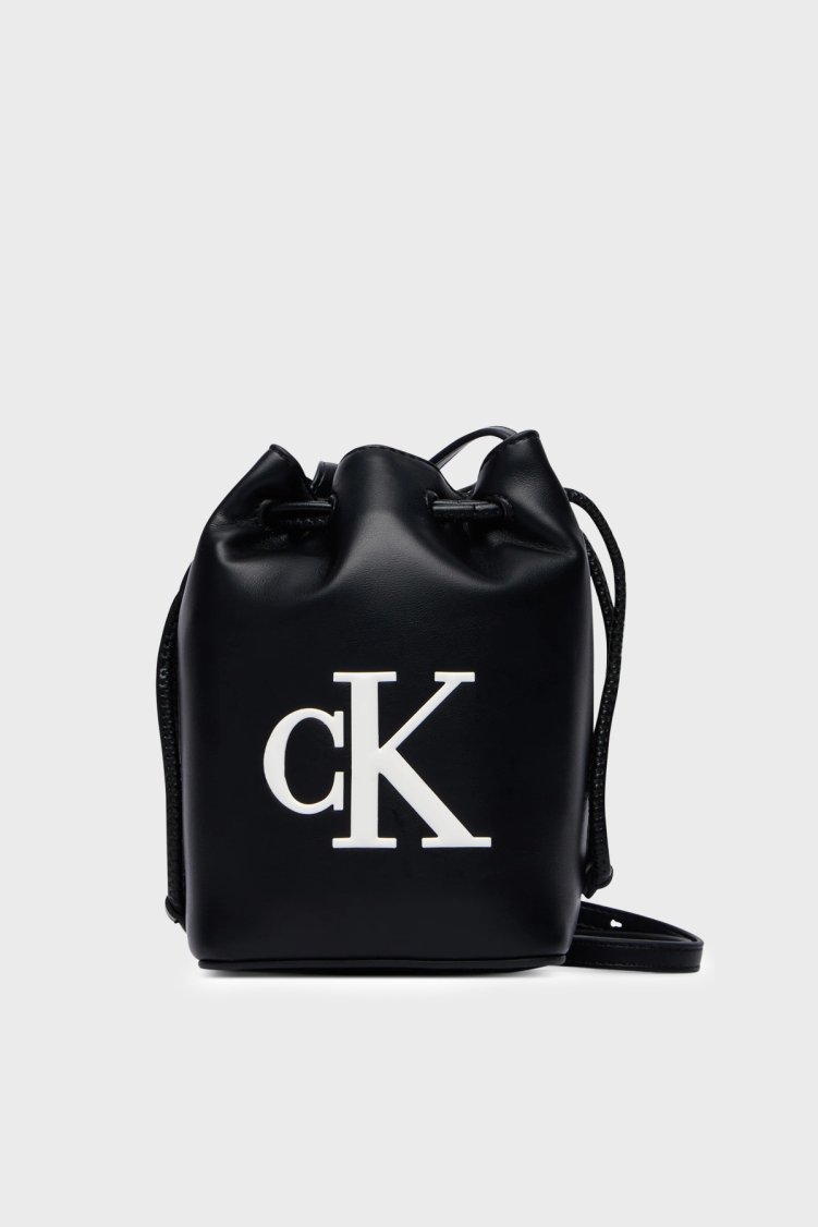 Calvin Klein Logolu Ayarlanabilir Askılı LV04F3870G3L2 Kadın Çanta LV04F3870G 3L2 Siyah - Calvin Klein