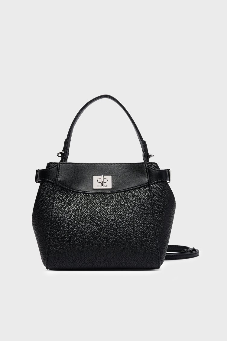 Calvin Klein Logolu Ayarlanabilir Askılı LV04F3885GUB1 Kadın Çanta LV04F3885G UB1 Siyah - Calvin Klein