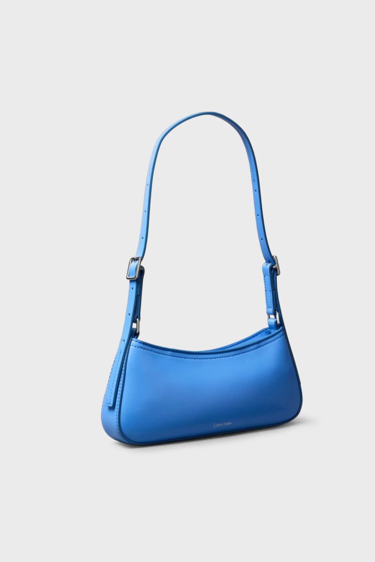 Calvin Klein Logolu Ayarlanabilir LV04F3170GCG1 Kadın Çanta LV04F3170G CG1 Mavi - Calvin Klein (1)