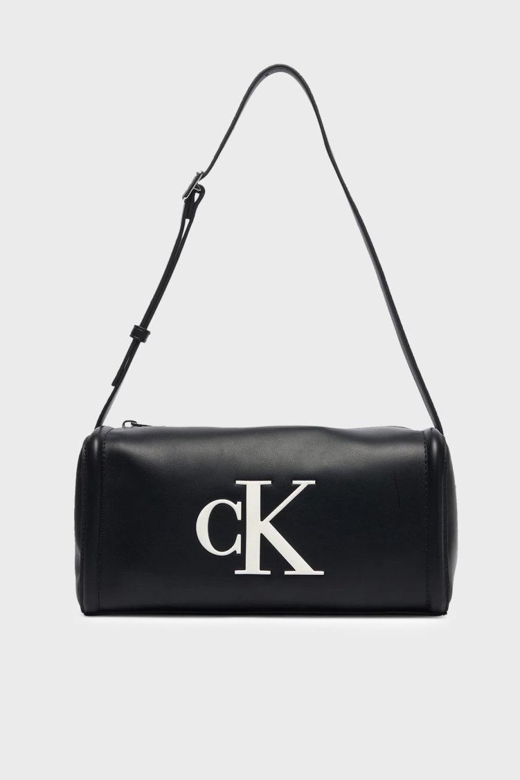 Calvin Klein Logolu Ayarlanabilir Omuz Askılı LV04F3894G3L2 Kadın Çanta LV04F3894G 3L2 Siyah - Calvin Klein