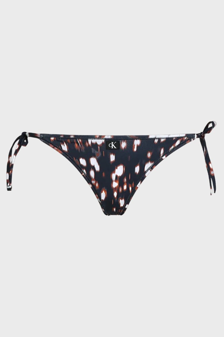 Calvin Klein Logolu Bağlamalı KW0KW023490GQ Kadın Bikini Altı KW0KW02349 0GQ LACİVERT - Calvin Klein (1)