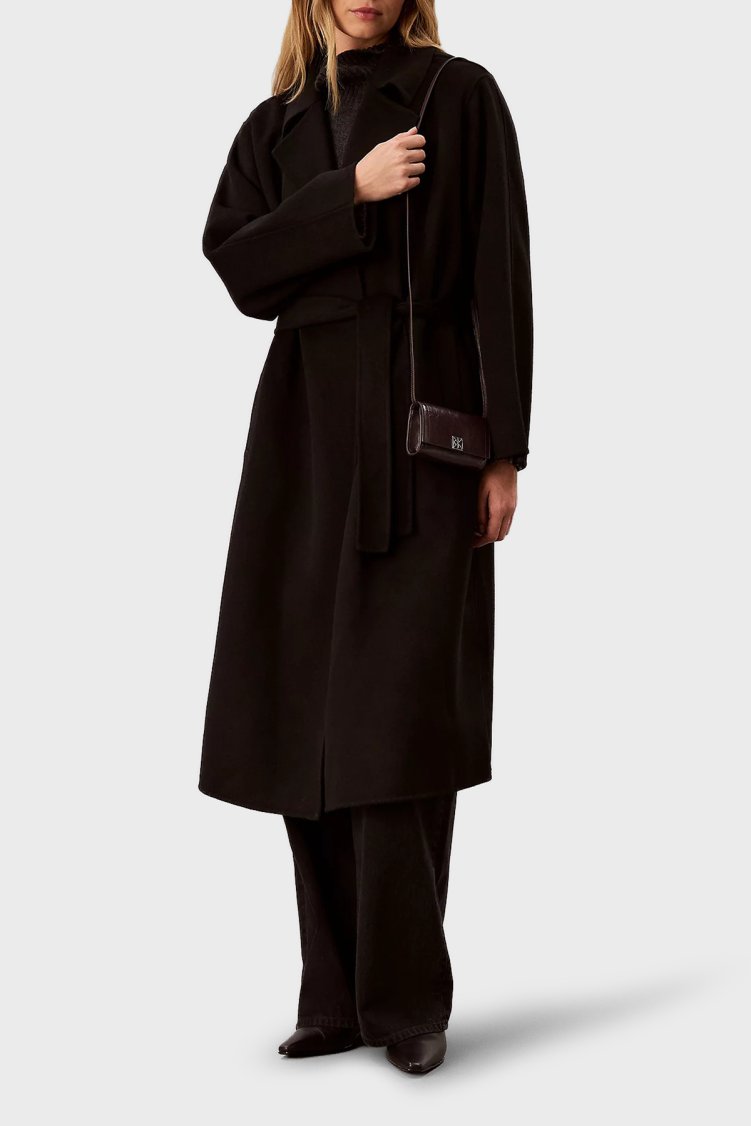 Calvin Klein Logolu Çıkarılabilir Askılı LV04F1218GBAP Kadın Cüzdan LV04F1218G BAP Bordo - Calvin Klein (1)