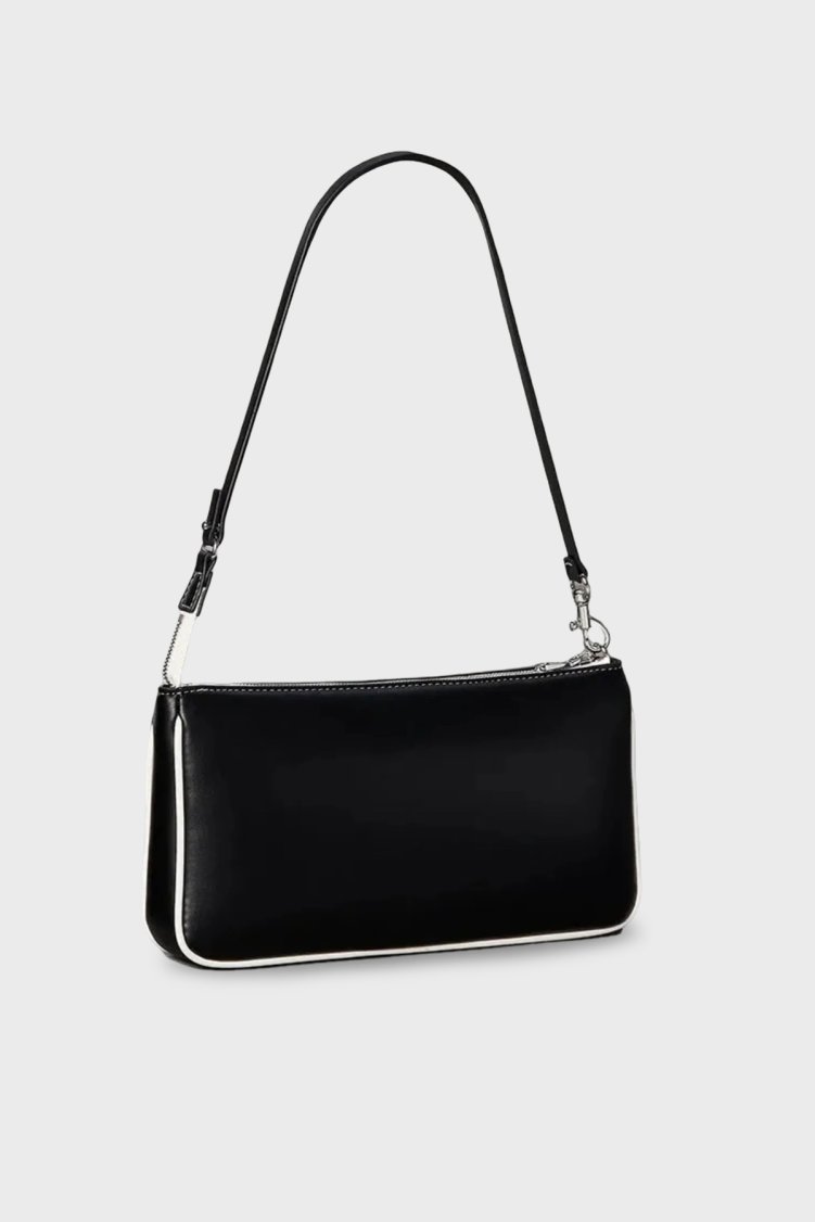 Calvin Klein Logolu Çıkarilabilir Askılı LV04F1220GUB1 Kadın Çanta LV04F1220G UB1 SİYAH - Calvin Klein (1)